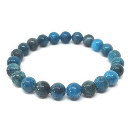 Apatite Bleue extra - Bracelet Boules