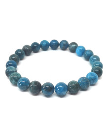 Apatite Bleue extra - Bracelet Boules
