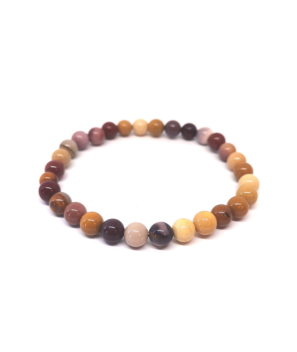 Image d'un bracelet en jaspe mokaite