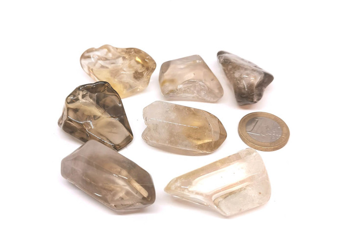 photo Citrine Naturelle - Pierre Roulée