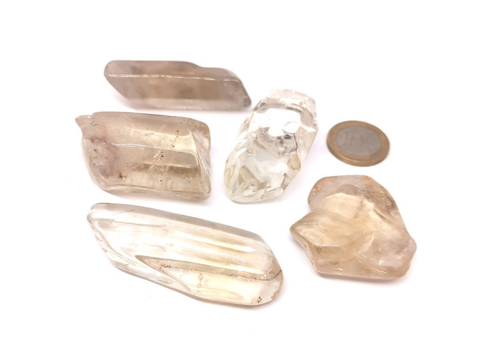 photo Citrine Naturelle - Pierre Roulée