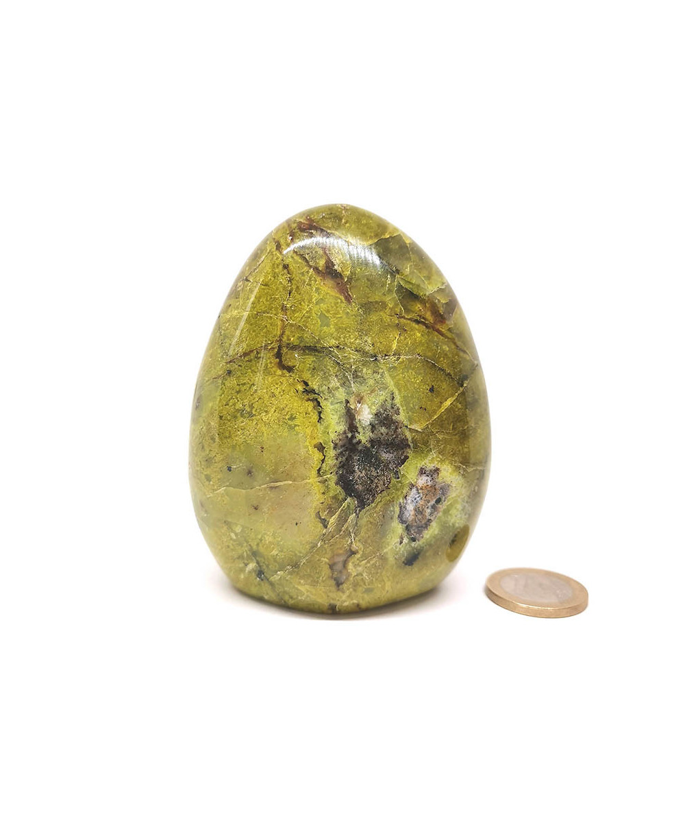 Collier Opale De Feu Verte Brute 7-13 Mm - 17.5 Pouces - 77 Carats - Les Étincelles