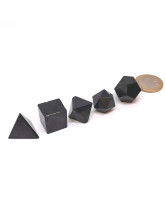 Shungite - Set de Solides de Platon