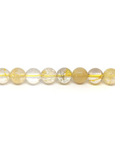 Quartz rutile - Fils de Perles 6 mm