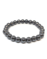 Hématite - Bracelet Boules 8mm