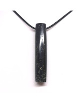 Tourmaline noire - Pendentif pierres percées tubes