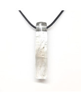 Cristal de roche  - Pendentif pierres percées Tubes