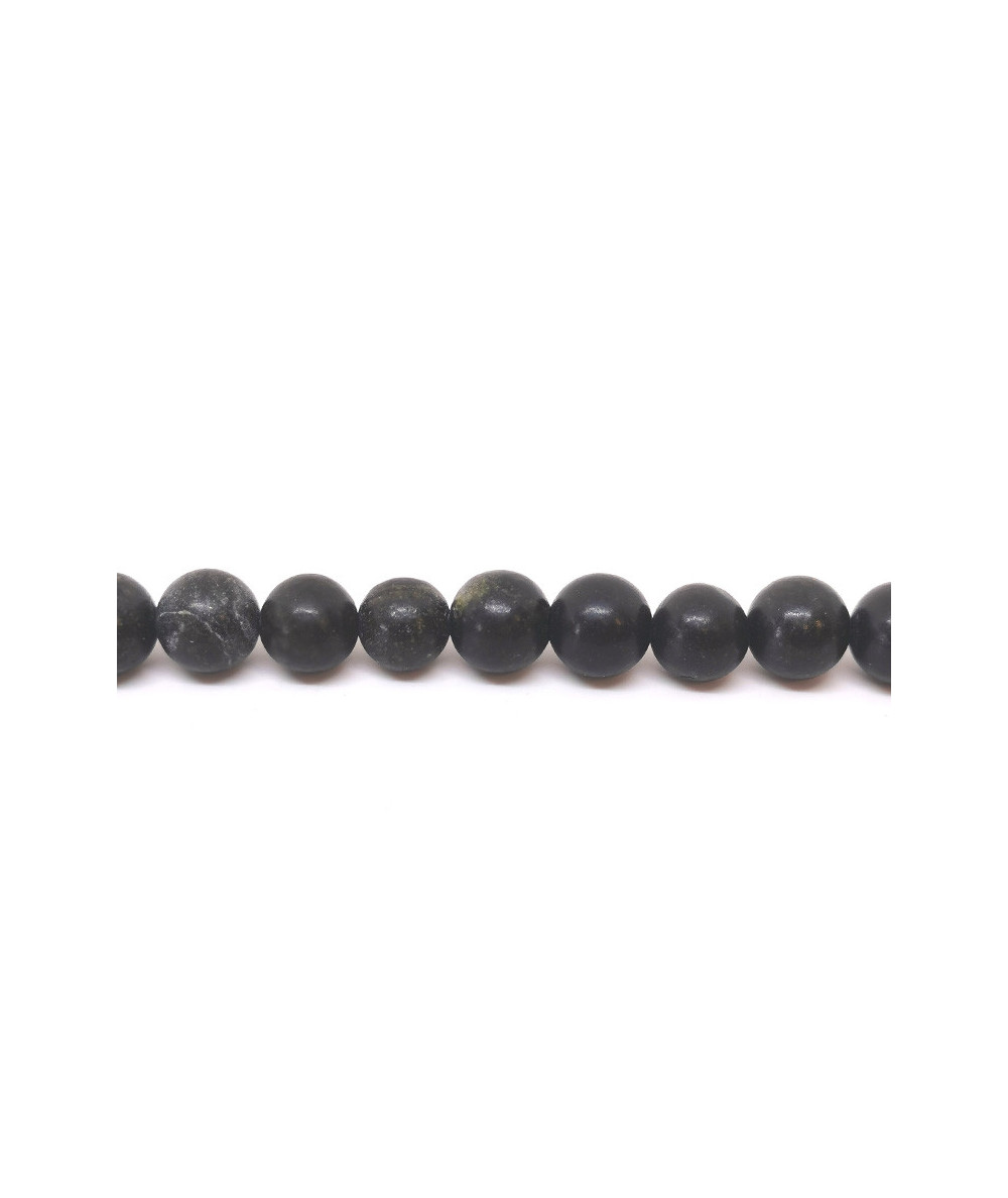 Shungite - Fil de Perles 8 mm