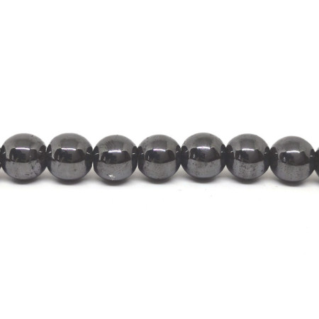 Hématite (Non aimanté) - Fil de Perles - 8 mm