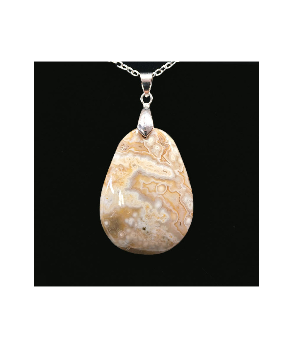 Jaspe Ocean - Pendentif Bélière