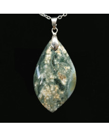 Jaspe Ocean - Pendentif Bélière