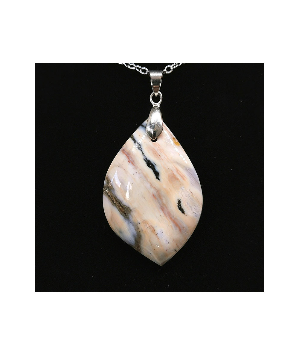 Jaspe Ocean - Pendentif Bélière