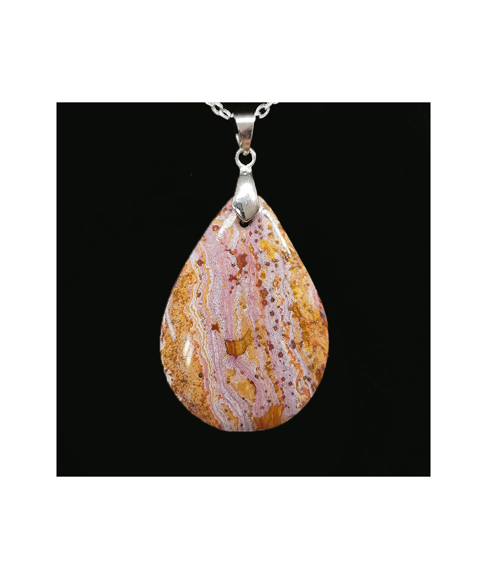 Jaspe Ocean - Pendentif Bélière