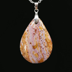 Jaspe Ocean - Pendentif Bélière
