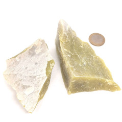 Jade de Chine Serpentine - Bloc Pierres Brutes