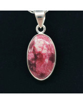 Thulite - Pendentif Serti Argent