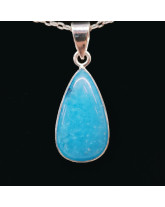 Smithsonite - Pendentif Serti Argent
