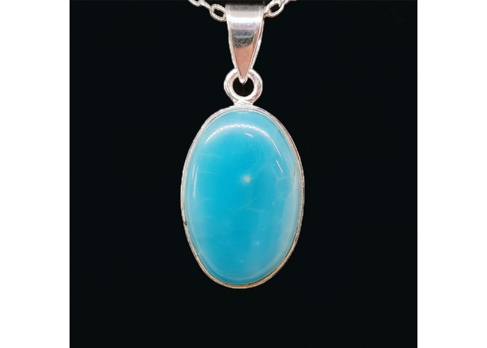 Smithsonite - Pendentif Serti Argent