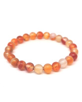 Cornaline - Bracelet Boules - Taille Enfant