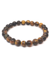 Oeil de Tigre extra - Bracelet Boules - Taille Enfant