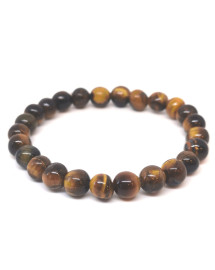 Oeil de Tigre extra - Bracelet Boules - Taille Enfant