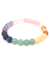 7 chakras - Bracelet Boules - Taille Enfant