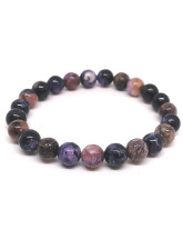 Charoïte - Bracelet Boules 8 mm