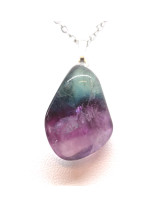 Fluorite - Pendentif Pierre roulée
