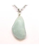 Aigue marine - Pendentif Pierre Roulée