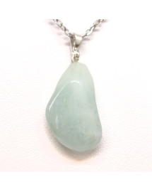 Aigue marine - Pendentif Pierre Roulée