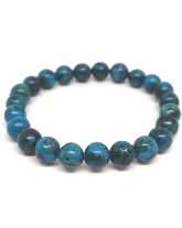 Chrysocolle d'Arizona - Bracelet Boules 8 mm
