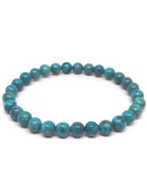 Chrysocolle d'Arizona - Bracelet Boules 6 mm