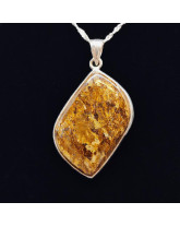 Bronzite - Pendentif Serti Argent