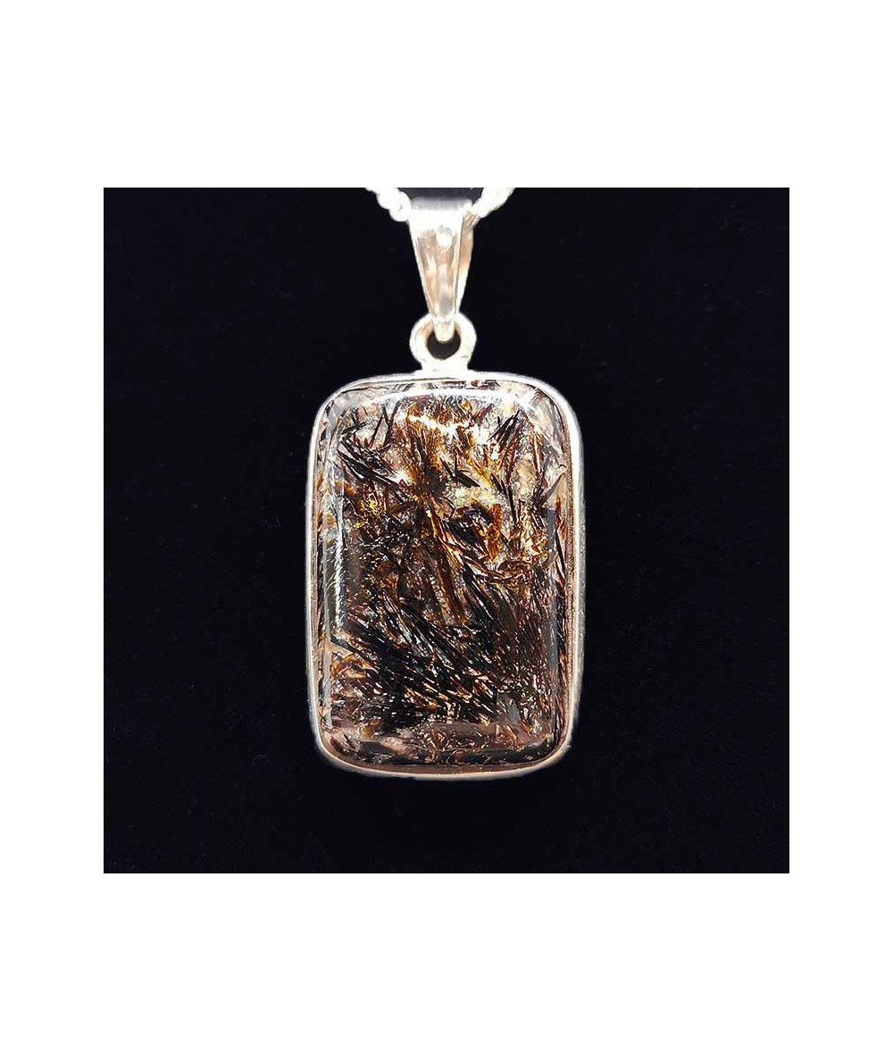 Astrophyllite Pendentif Serti Argent Autres Mod les 3 7 X 2 3 X 0 3 