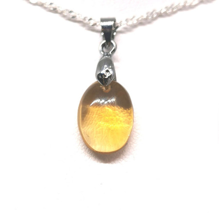 Citrine Naturelle - Pendentif Bélière