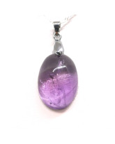 Améthyste -  Pendentif Bélière