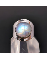 Labradorite Blanche - Bagues en Argent