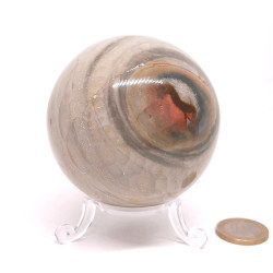Sphère Jaspe imprimé polychrome - 8,8 cm