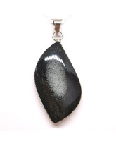 Obsidienne argentée - Pendentifs Cerclé - Bélière Argentée