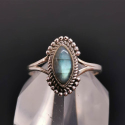 Labradorite - Bagues Sertissage Argent sterling