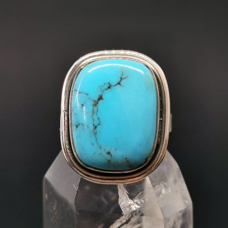 Turquoise Arizona - Bagues Argent