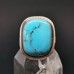 Turquoise Arizona - Bagues Argent