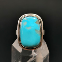 Turquoise Arizona - Bagues Argent