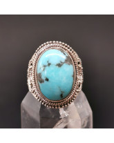 Turquoise Arizona - Bagues Argent