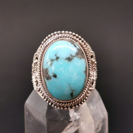 Turquoise Arizona - Bagues Argent