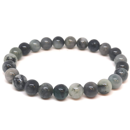 Emeraude - Bracelet Boules 8 mm