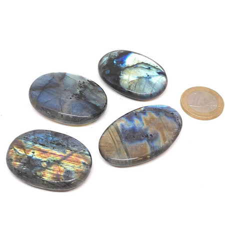 Labradorite (pierre des thérapeutes) - Galets Plats