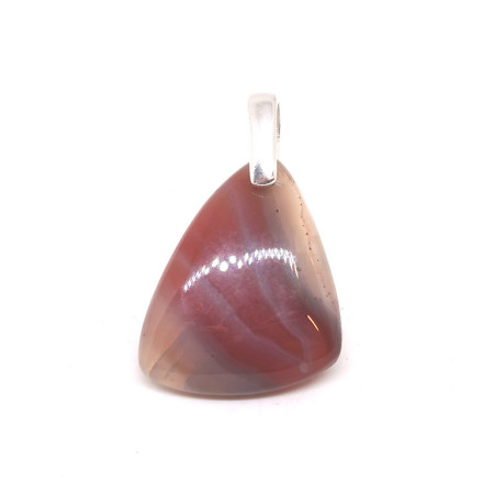 Agate Botswana - Pendentif Bélière