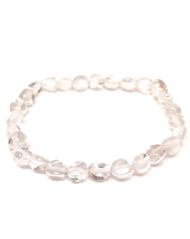 Cristal de roche - Bracelet grains