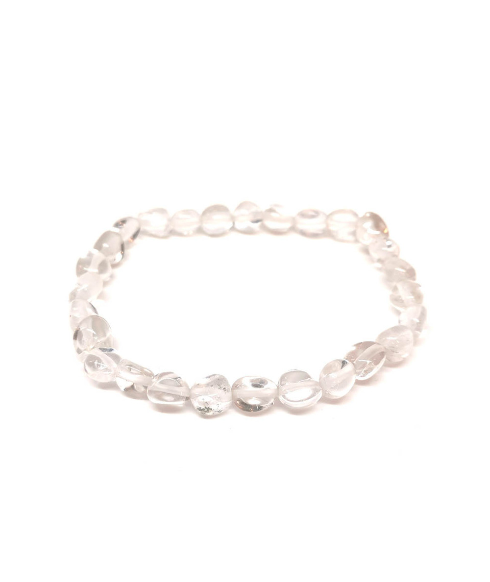 Cristal de roche - Bracelet grains